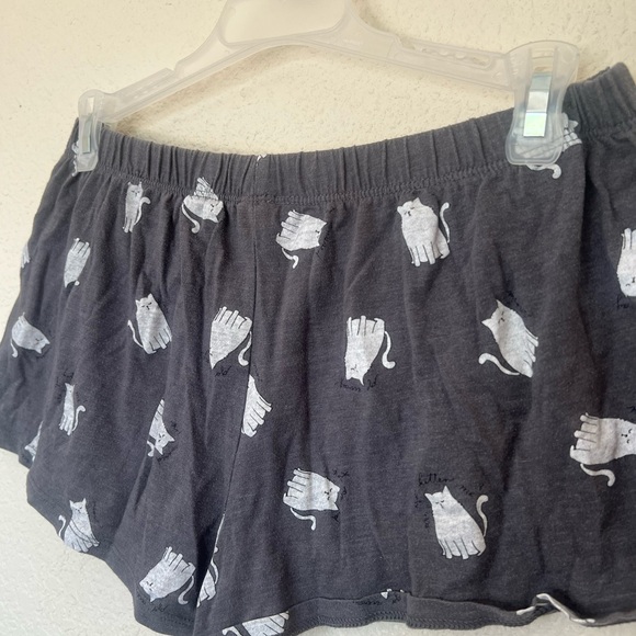 Forever 21 | Gray Cat Pajama Shorts - Picture 7 of 7